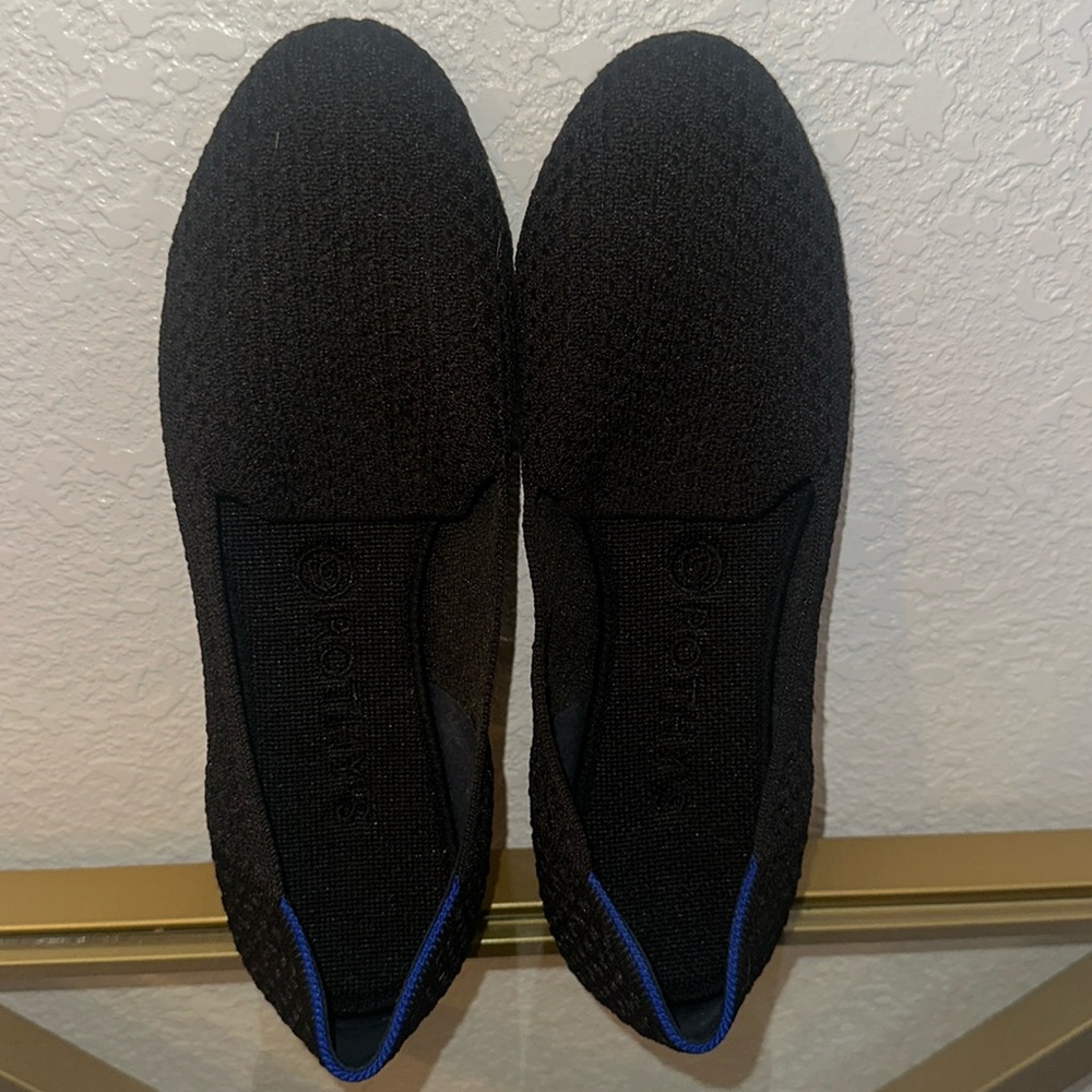Rothy’s Black Knit Loafers EXCELLENT CONDITION
